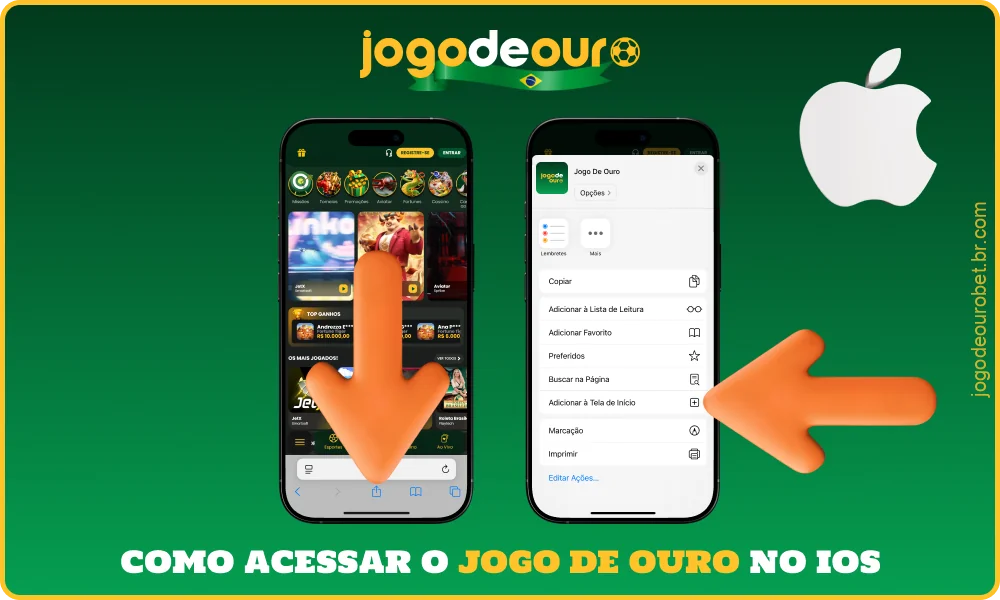 Para baixar o aplicativo Jogo de Ouro para iOS, os usuários brasileiros precisam seguir alguns passos simples