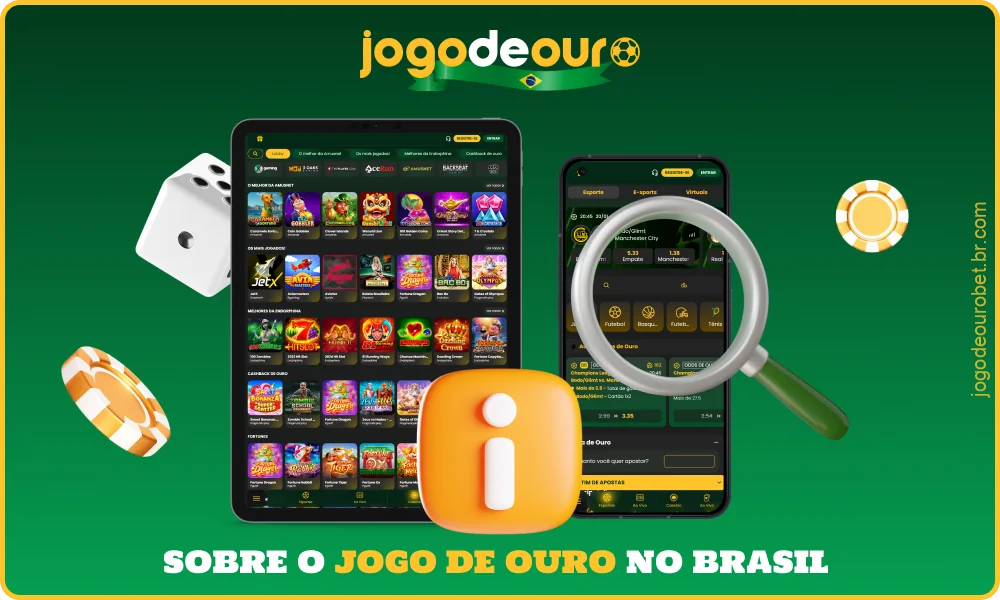 O Jogo de Ouro no Brasil é um site de apostas online com diversos jogos e bônus para jogadores locais