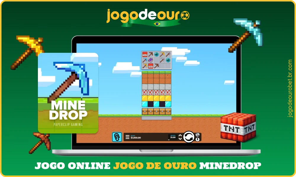 MineDrop é um novo jogo online, popular no cassino Jogo de Ouro no Brasil